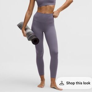 Lululemon Align No Line Grapemist Leggings 28”